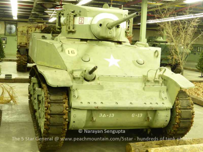 American M5 Stuart light tank