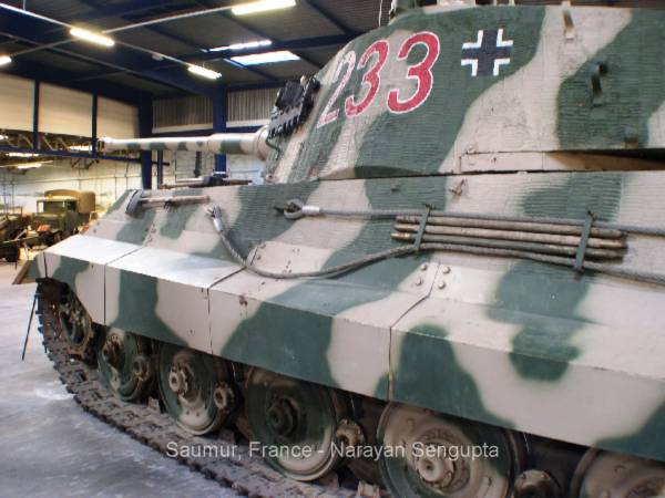 Tiger Tank, King Tiger Tank, Saumur