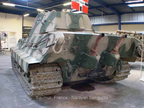 Tiger Tank, King Tiger Tank, Saumur