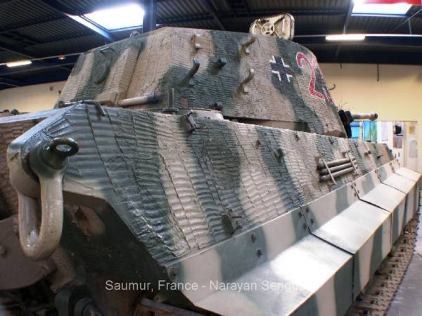 Tiger Tank, King Tiger Tank, Saumur