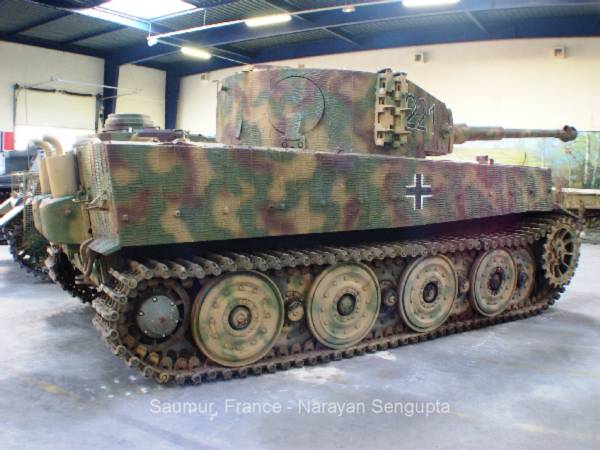 Tiger Tank, King Tiger Tank, Saumur