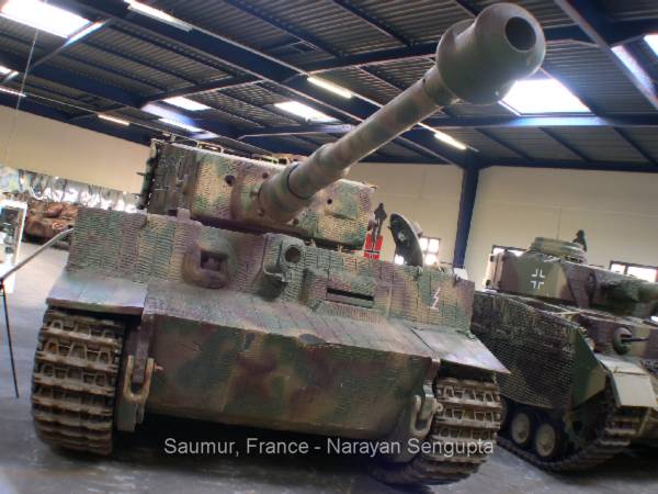 Tiger Tank, King Tiger Tank, Saumur