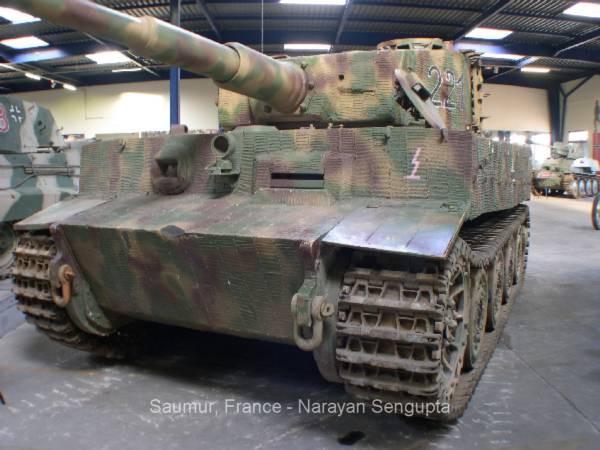 Tiger Tank, King Tiger Tank, Saumur