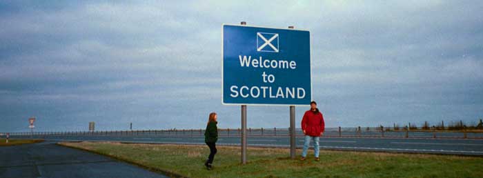 At the border...