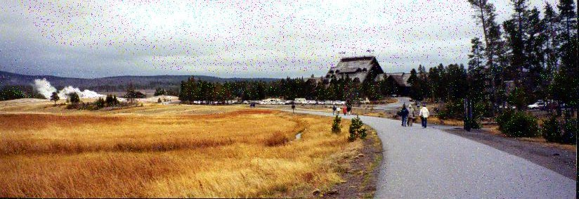 Around the Old Faithful Inn