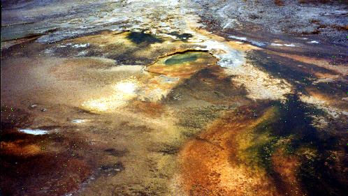 Yellowstone National Park abstract photo