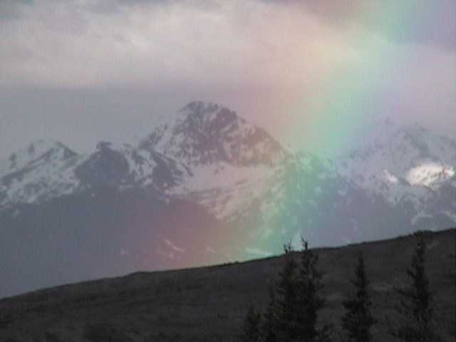 RV Alaska :: Denali :: A rainbow at Denali.