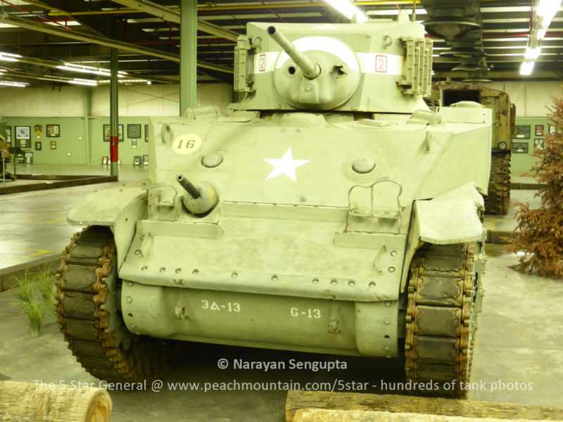 American M5 Stuart light tank