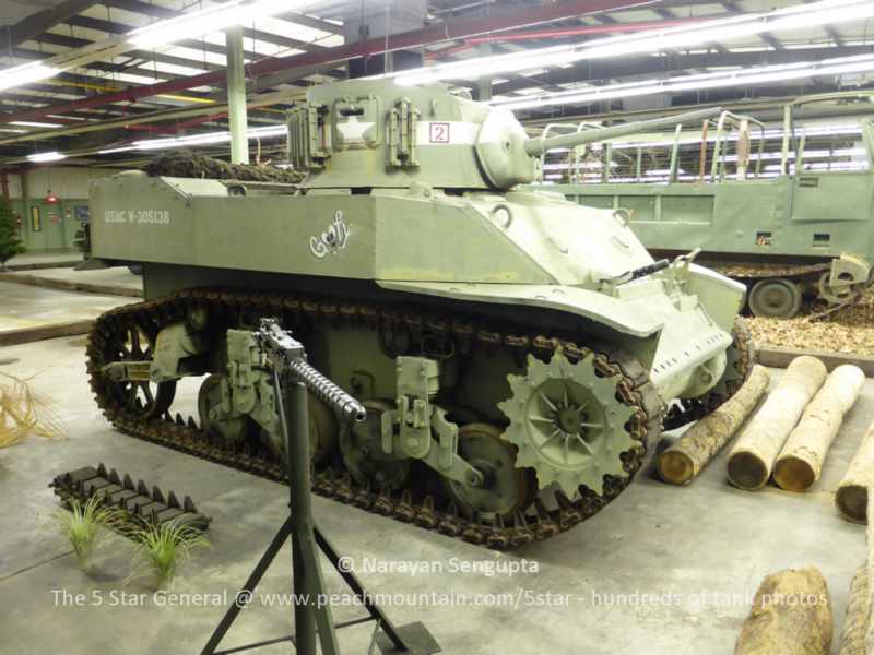 American M5 Stuart light tank