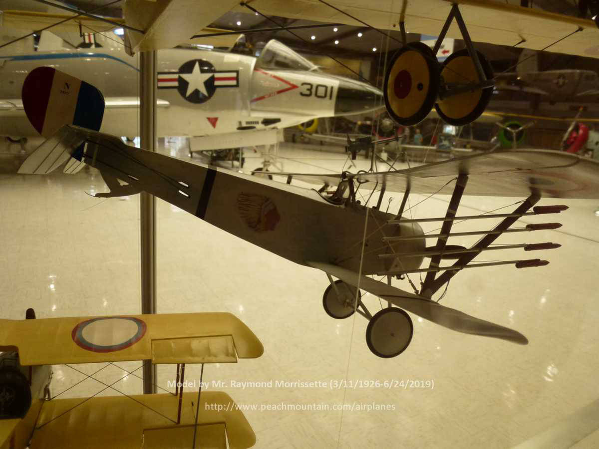 Nieuport 16 with Le Prieur rockets