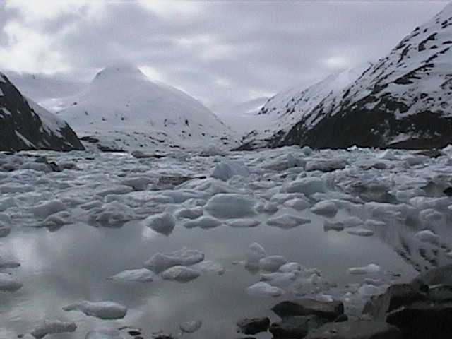 RV Alaska :: Kenai :: Portage Glacier, the most popular tourist site in Alaska